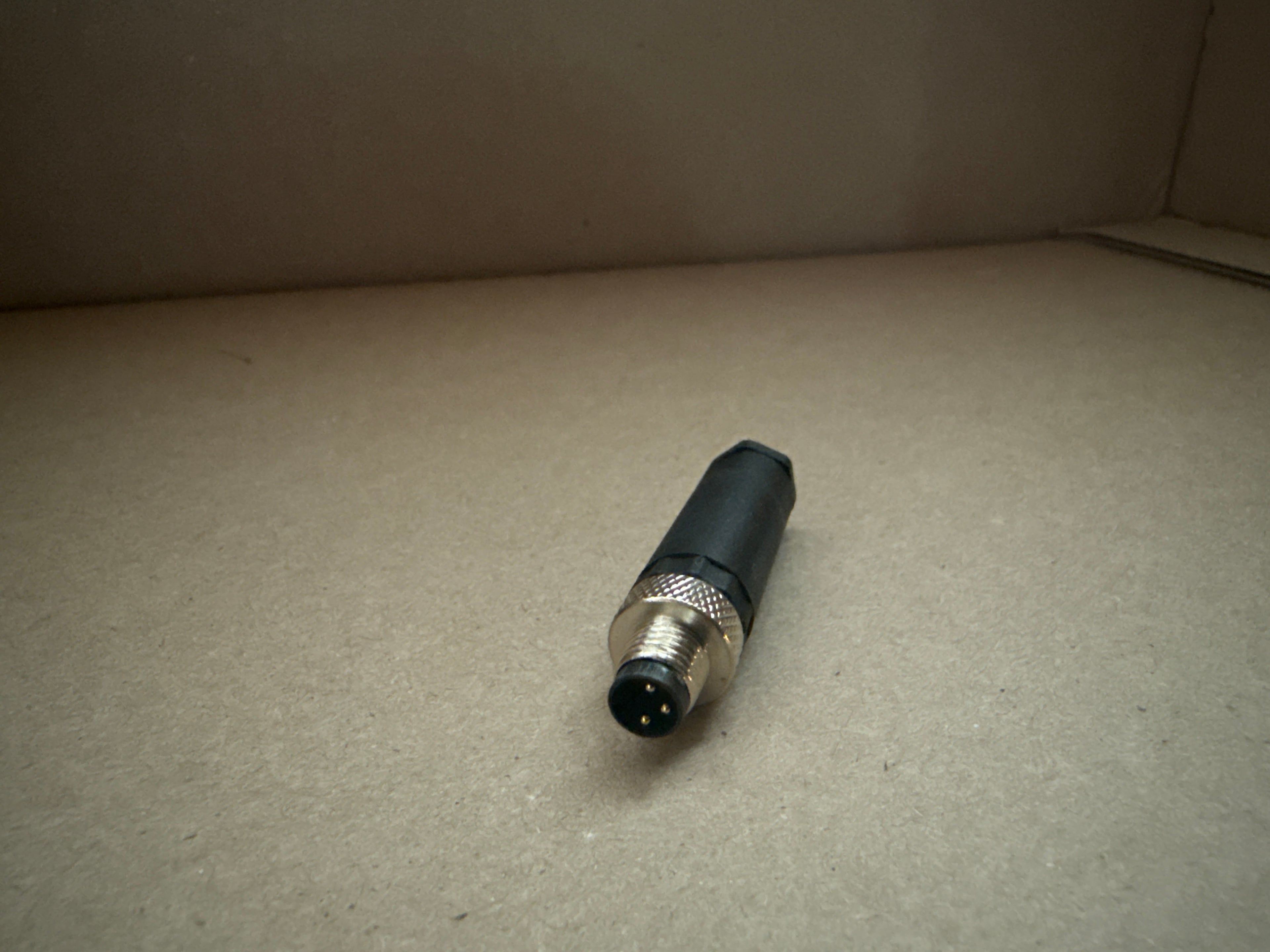Connecteur Male 3 pins M8 droit